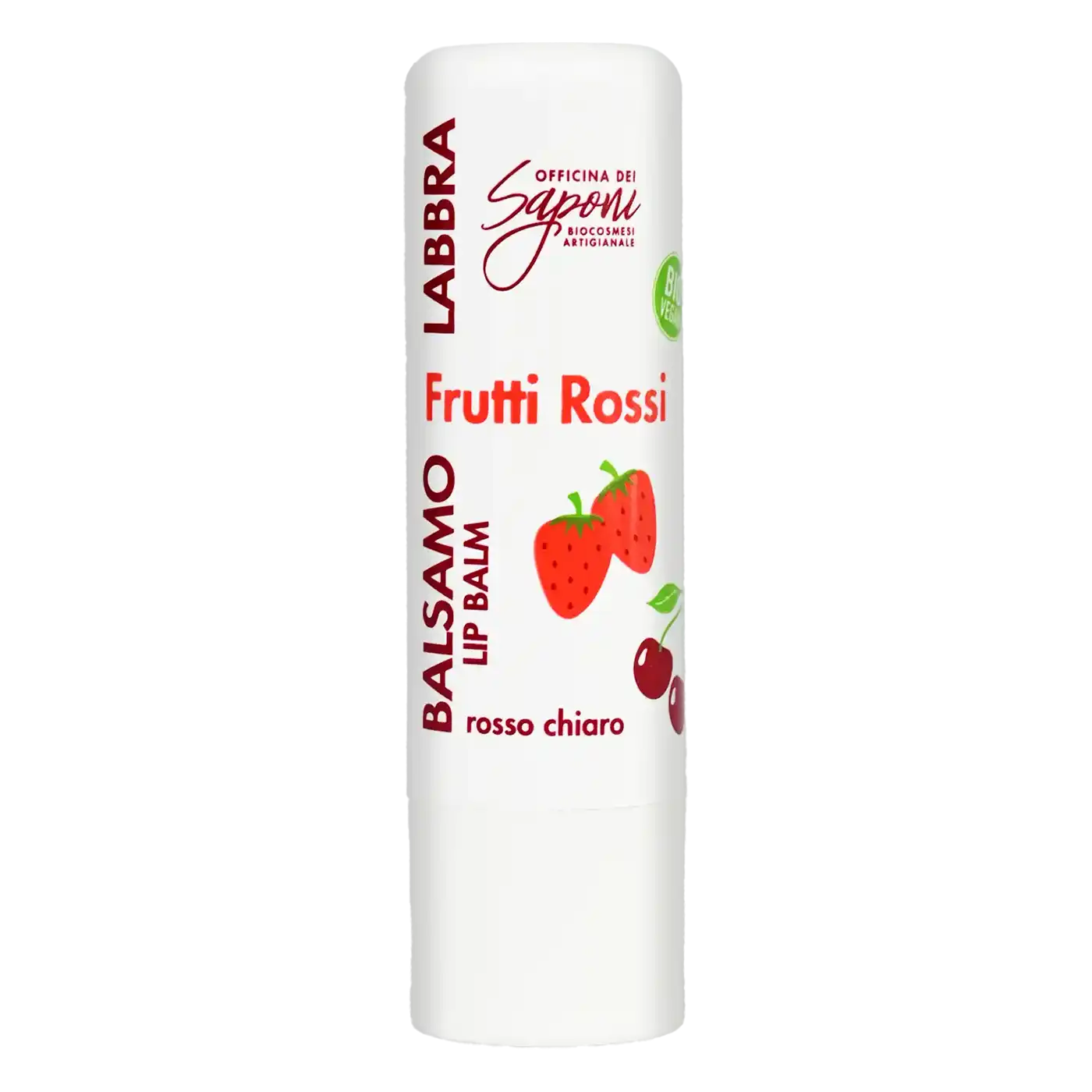 Officina dei Saponi Frutti Rossi Balsamo Labbra Rosa Nutriente