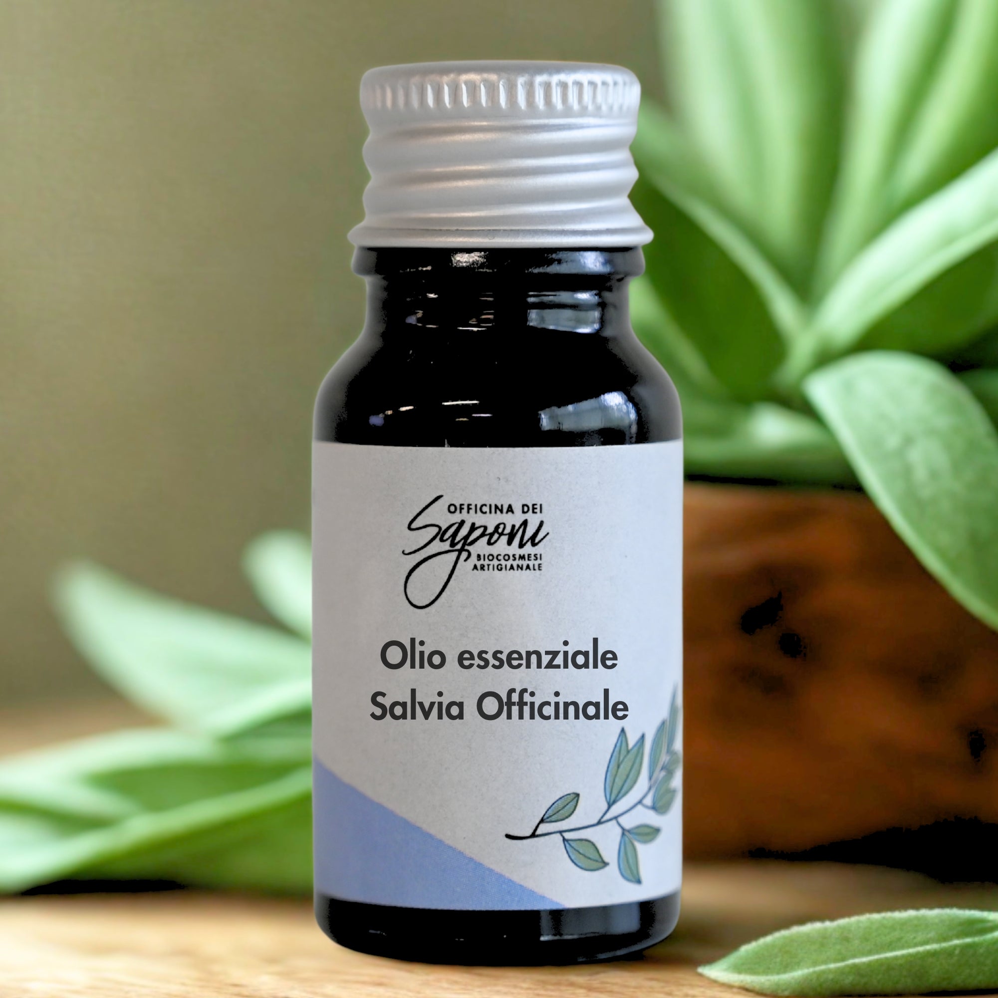 Officina dei Saponi Salvia Officinale olio essenziale 10 ml balsamico