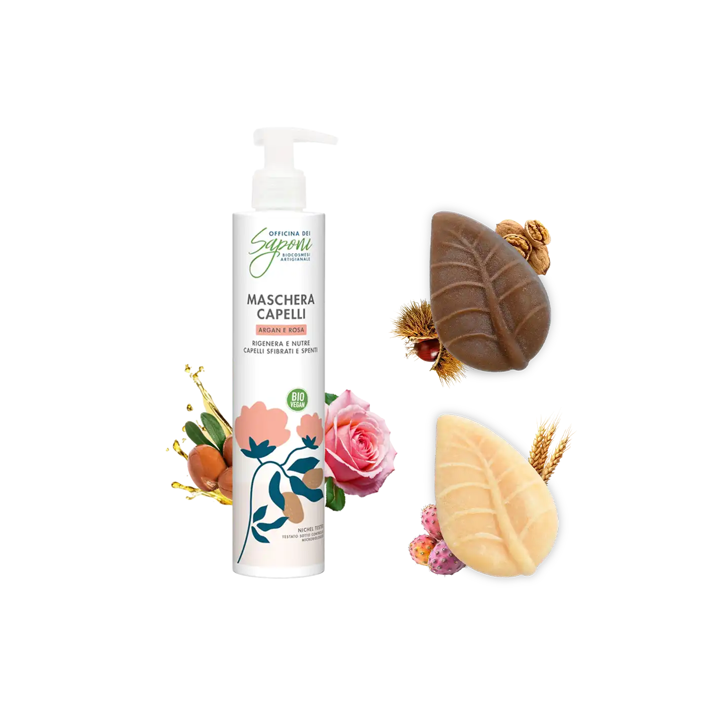 Officina dei Saponi Routine Capelli Secchi kit 3 pezzi solidi