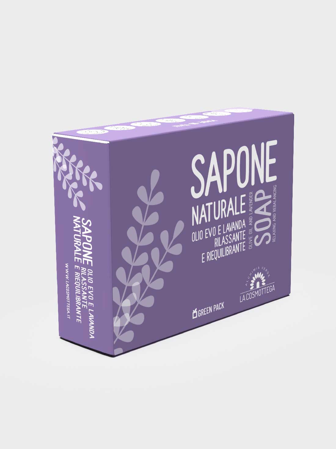 La Cosmottega Sapone Olio Evo e Lavanda 120 g