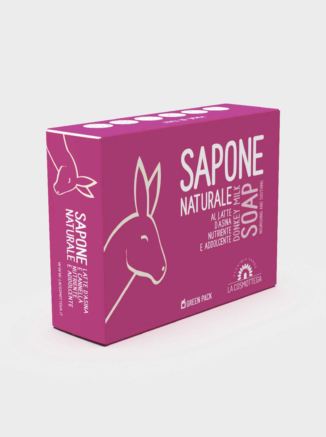 La Cosmottega Latte d'Asina e Cannella Sapone Solido 120 g