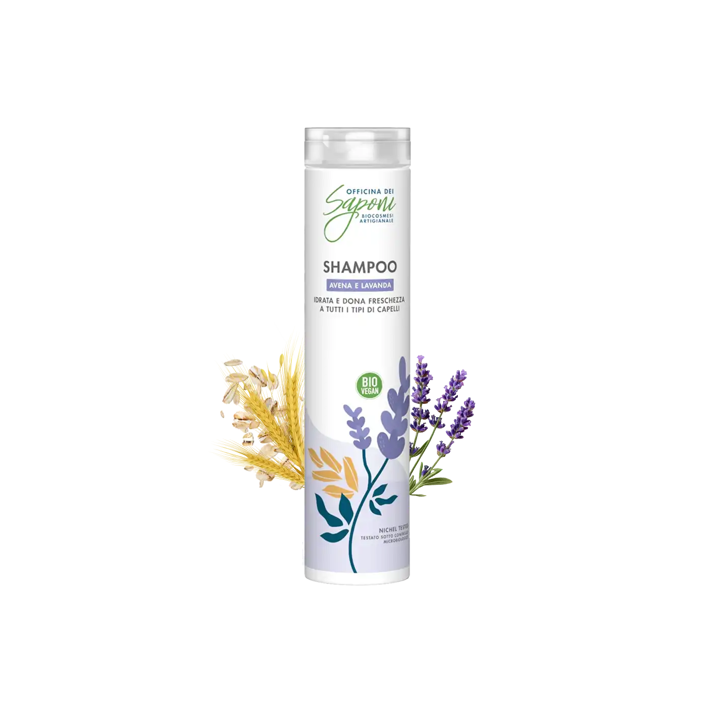 Officina dei Saponi Avena e Lavanda shampoo liquido delicato