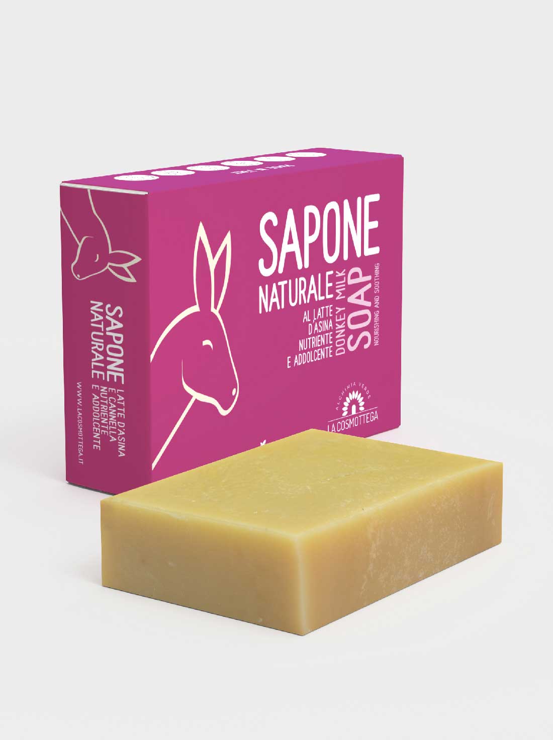 La Cosmottega Latte d'Asina e Cannella Sapone Solido 120 g