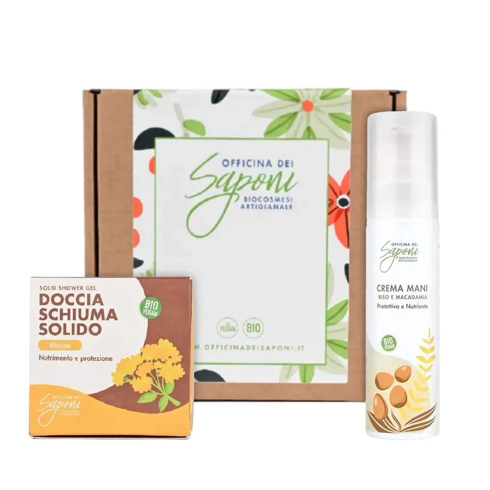 Officina dei Saponi Box Regalo Crema Mani Docciaschiuma Solido