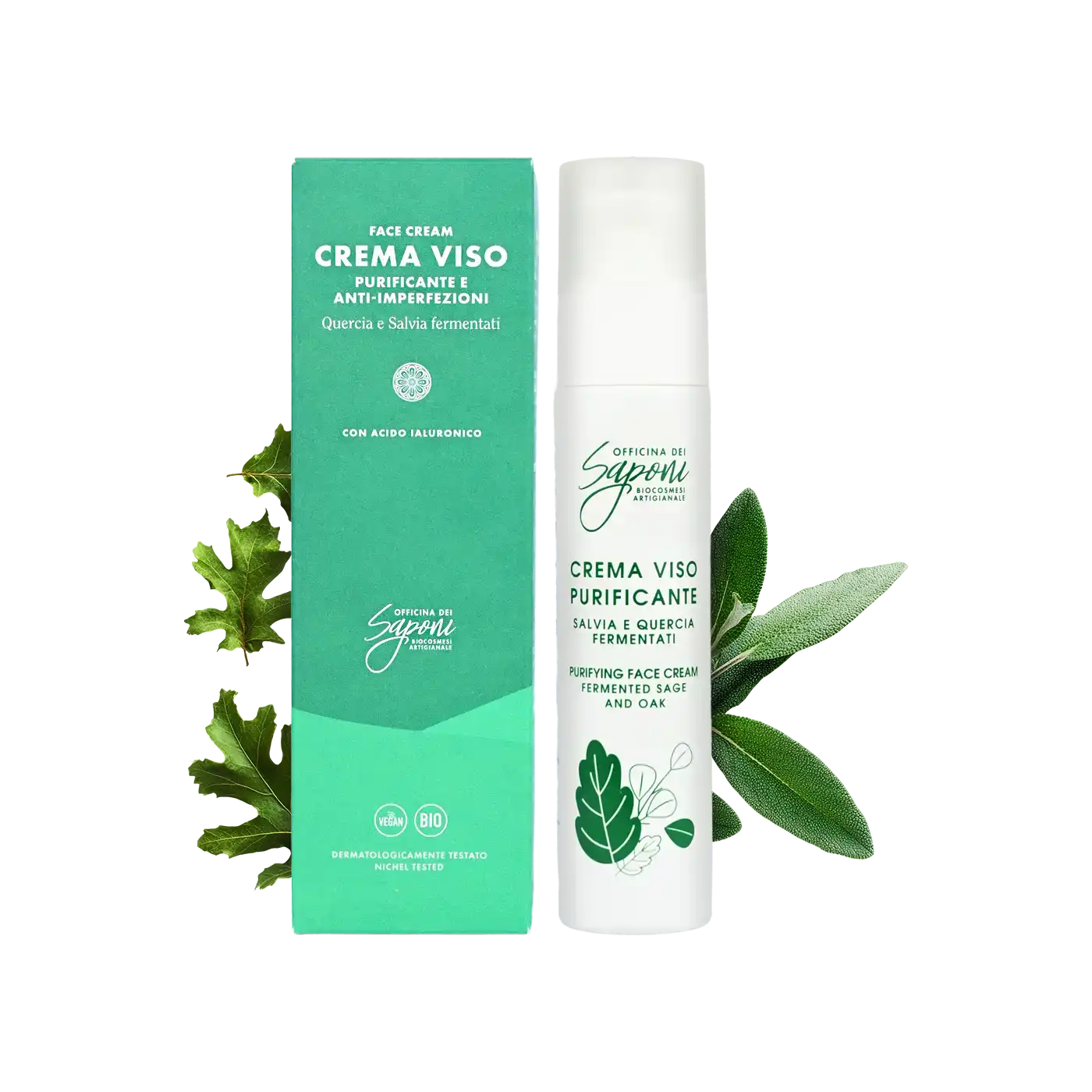 Officina dei Saponi Fermentati Crema Purificante Anti-Imperfezioni pelle mista