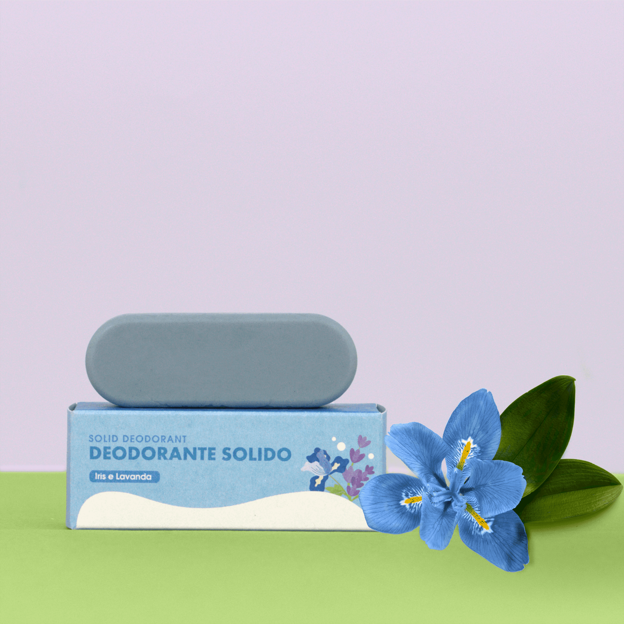 Officina dei Saponi Iris e Lavanda deodorante solido lenitivo