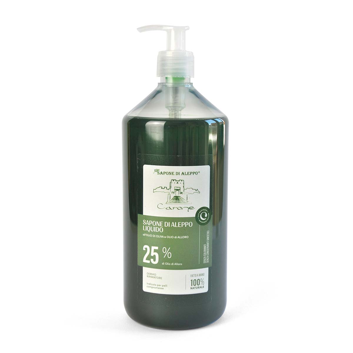 Noire di Hammam Sapone di Aleppo liquido 400 ml olio alloro 25%