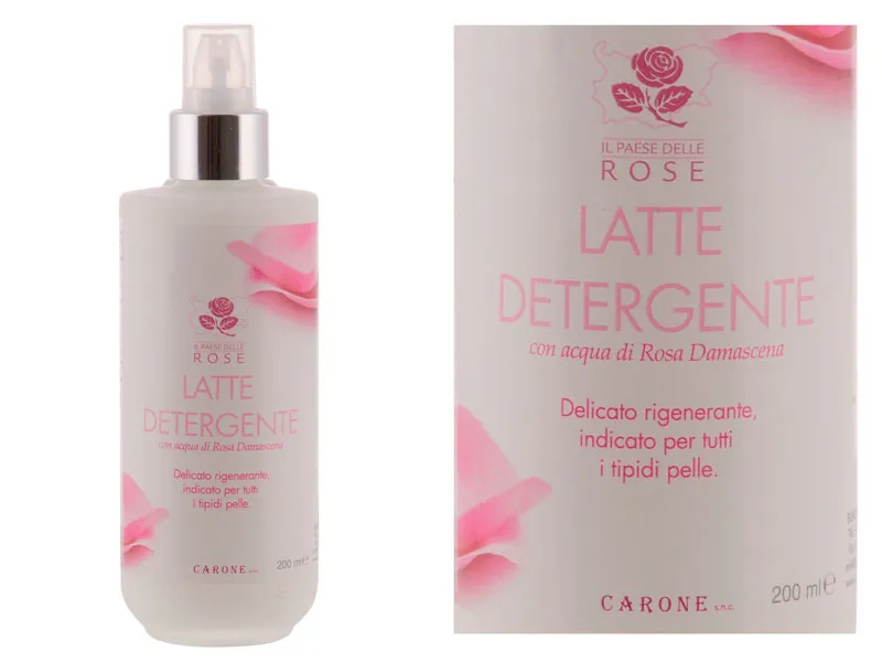 Noire di Hammam Paese delle Rose Latte Detergente Bio 200 ml