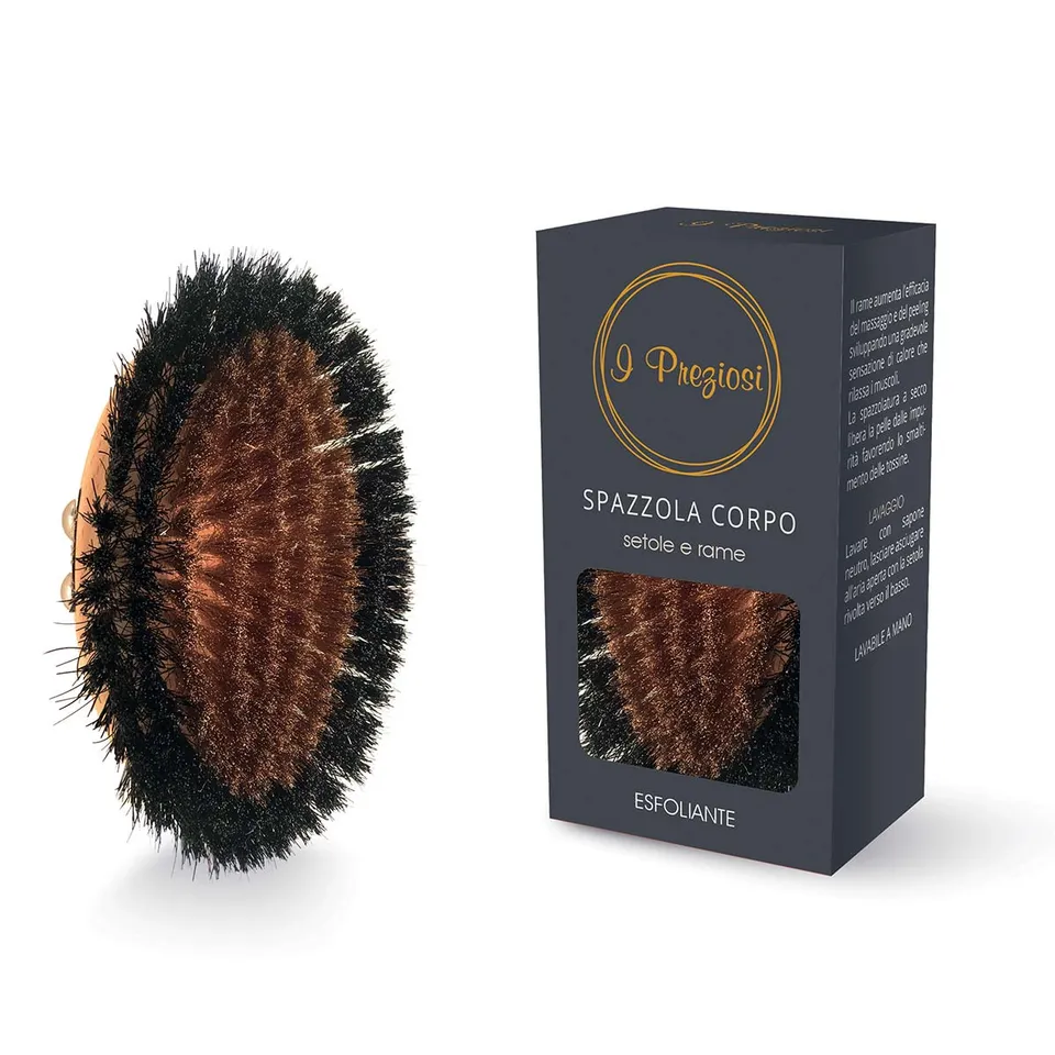 Noire di Hammam I Preziosi spazzola corpo in rame esfoliante