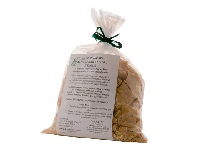 Noire di Hammam Sapone di Aleppo scaglie 500 g bucato