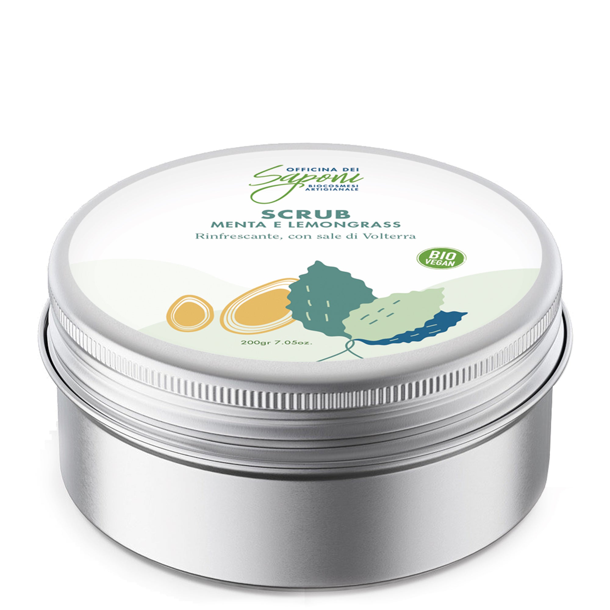 Officina dei Saponi Menta e Lemongrass scrub corpo biologico
