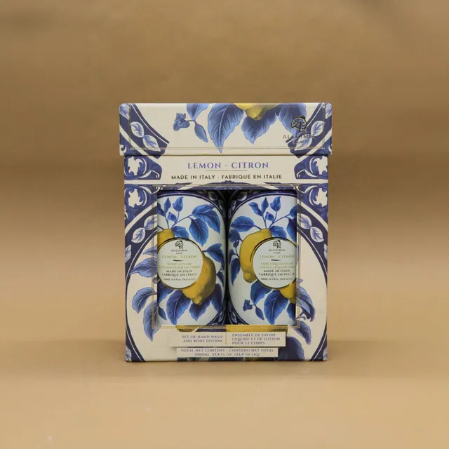 Alchimia Soap Lemon Blu cofanetto 2x500ml agrumato