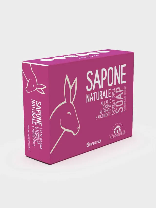 La Cosmottega Latte d'Asina e Cannella Sapone Solido 120 g