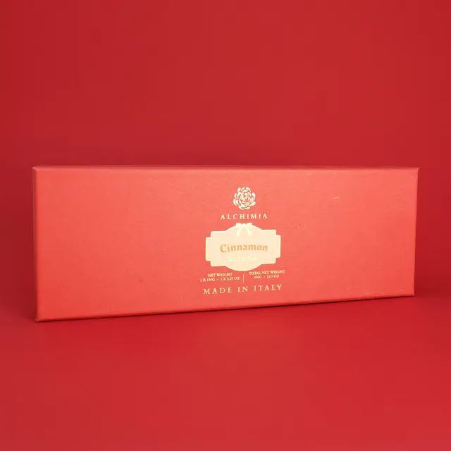 Alchimia Soap Set Natalizio sapone tondo 3x150g vegetale