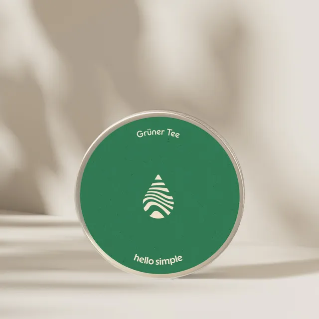 hello simple Tè Verde Deocrema Senza Bicarbonato 50 g