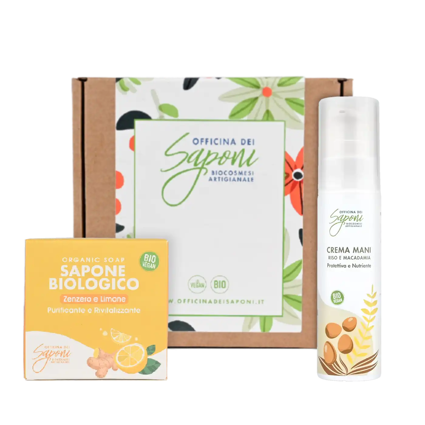Officina dei Saponi Box regalo crema mani e sapone bio