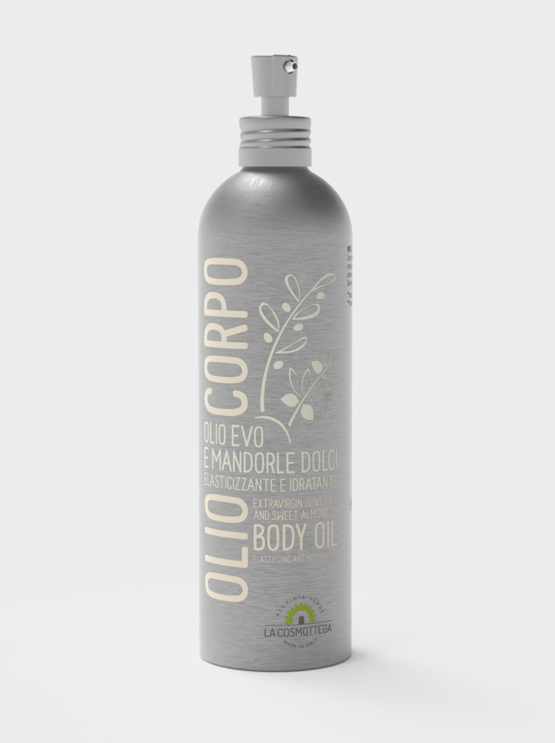 La Cosmottega Olio Evo Olio Corpo Mandorle Dolci 200 ml elasticizzante