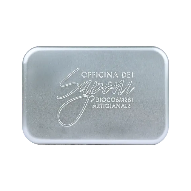 Officina dei Saponi Portasapone Alluminio con Chiusura da Viaggio