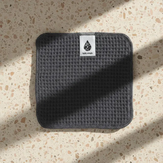 hello simple Panno Cucina cotone bio 20x20 1 pezzo lavabile