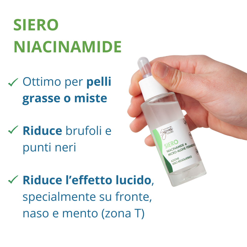 Officina dei Saponi Verde Siero Viso Niacinamide Sebo-Regolatore