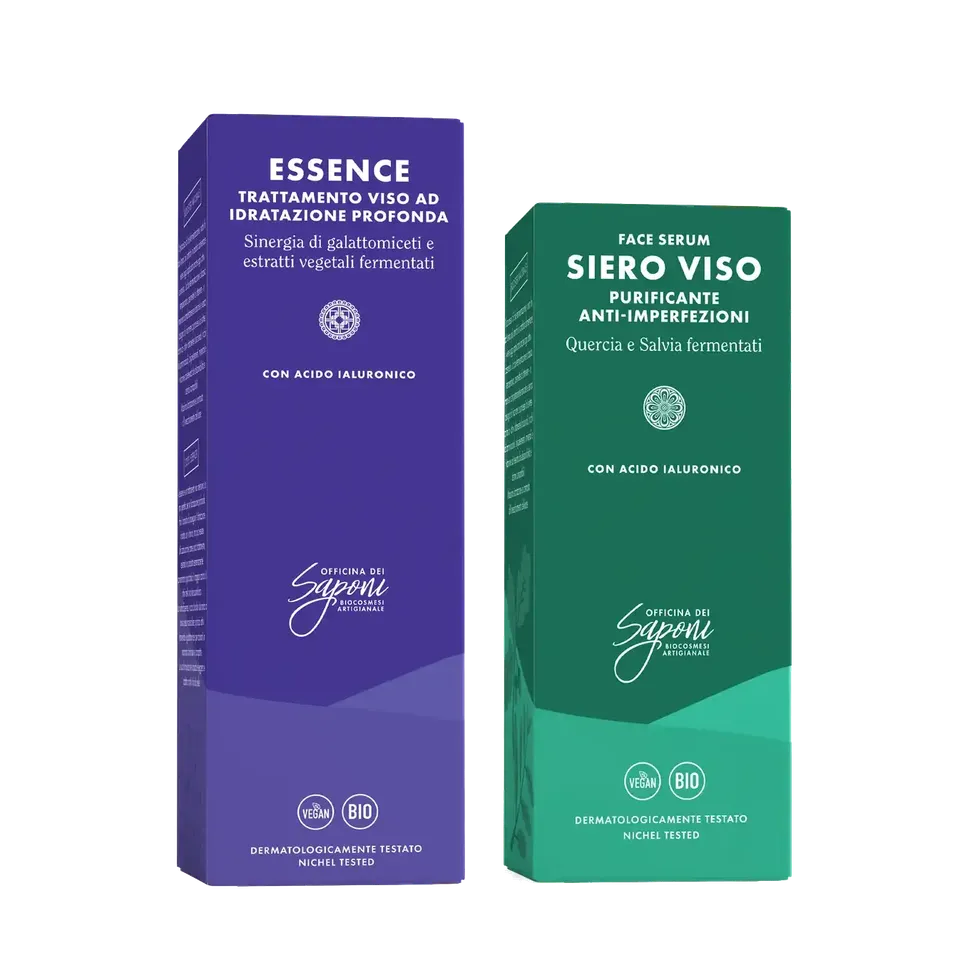 Officina dei Saponi Essence e Siero Purificante Anti-Imperfezioni kit viso