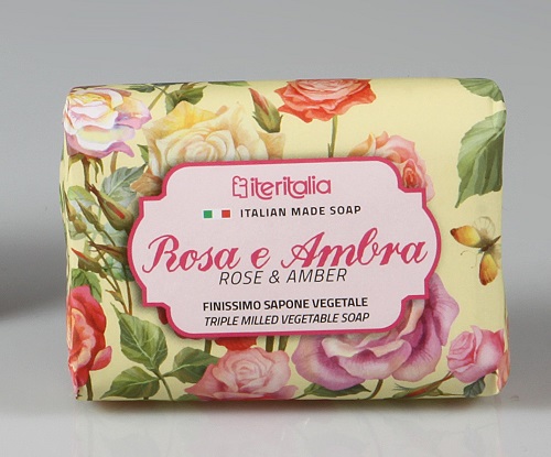 Iteritalia Primavera Saponetta extrafine 125g rosa e ambra