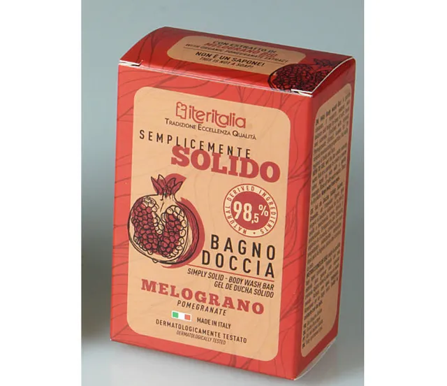Iteritalia Iterbe Melograno bagnodoccia solido 85 g delicato