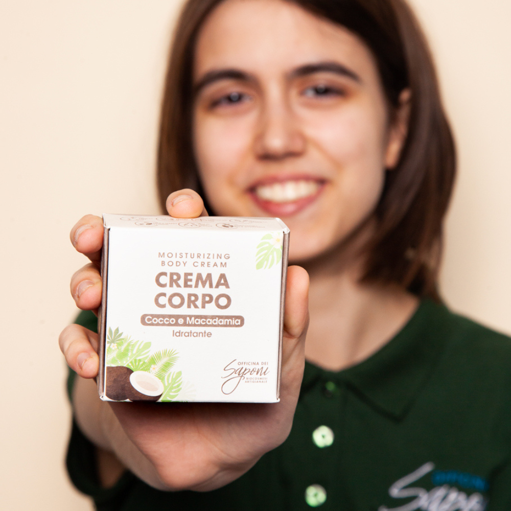 Officina dei Saponi Cocco Macadamia crema corpo solida nutriente