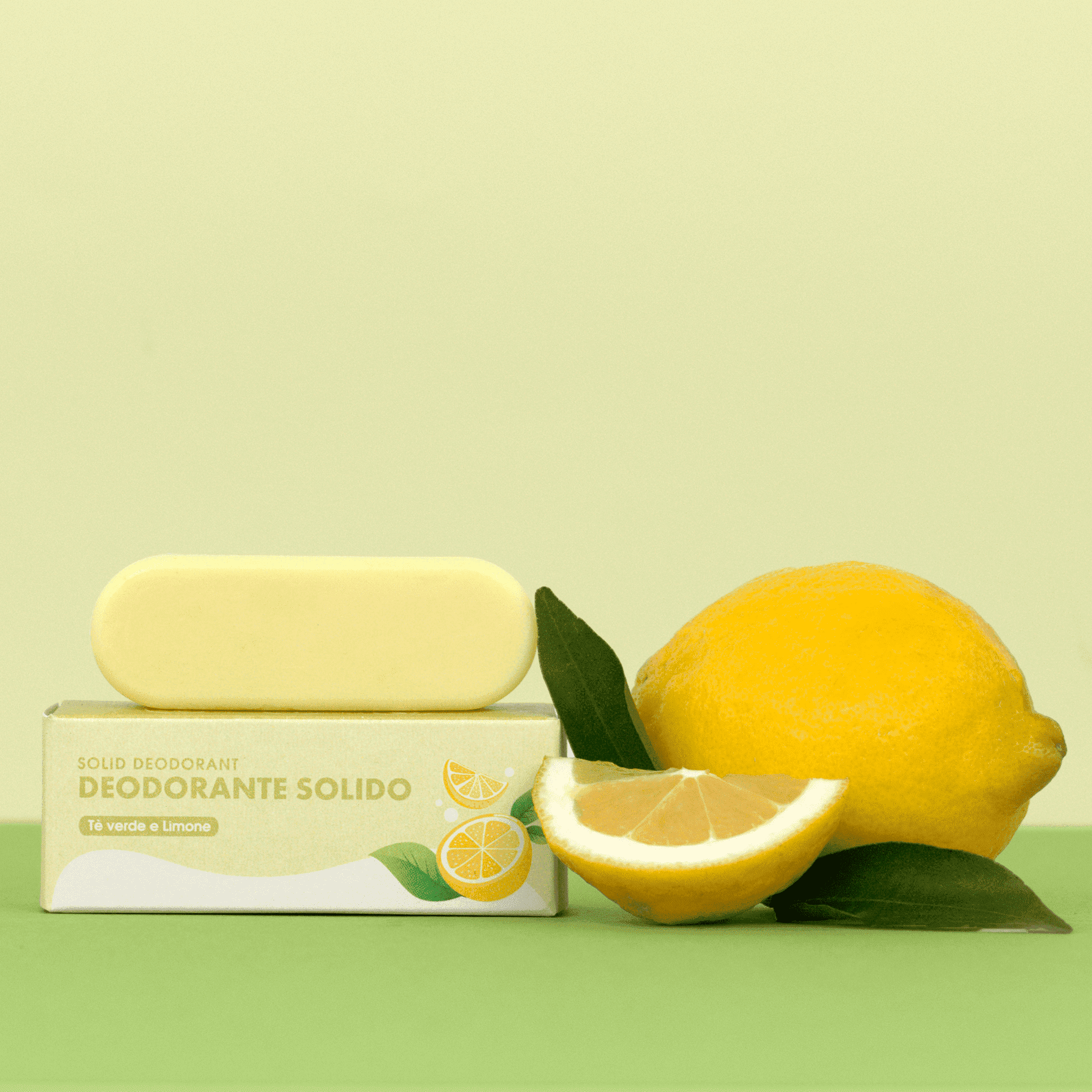 Officina dei Saponi Tè Verde e Limone Deodorante Solido Fresco