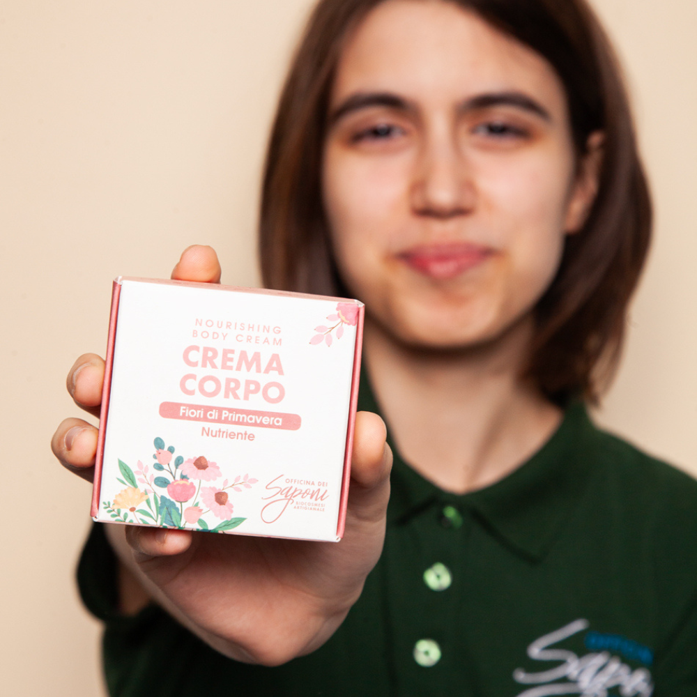 Officina dei Saponi Fiori di Primavera Crema Corpo Solida Karité