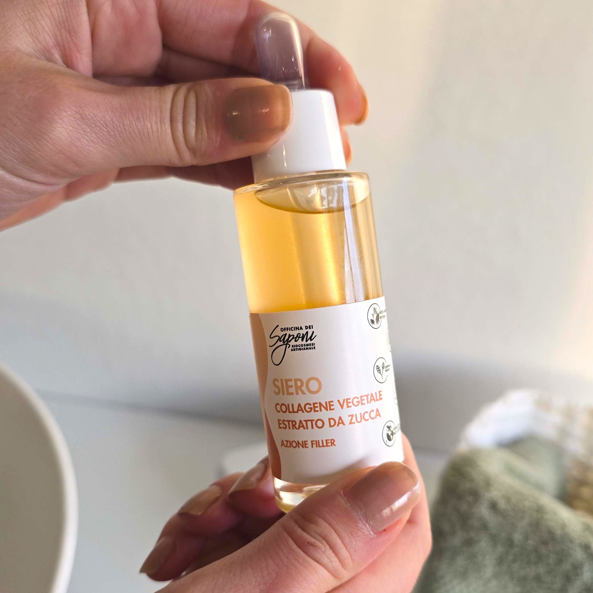 Officina dei Saponi Bifasica Arancione siero viso zucca tonificante