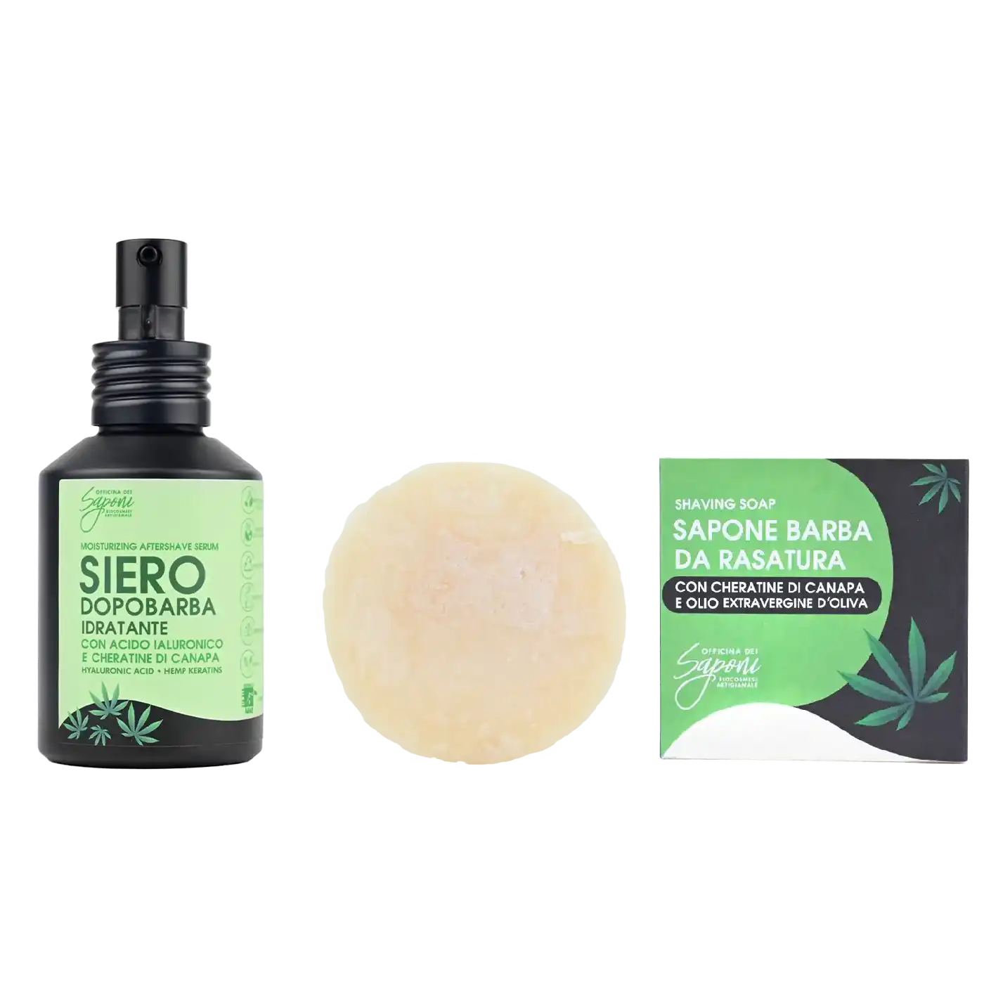 Officina dei Saponi Box Rasatura kit sapone siero uomo