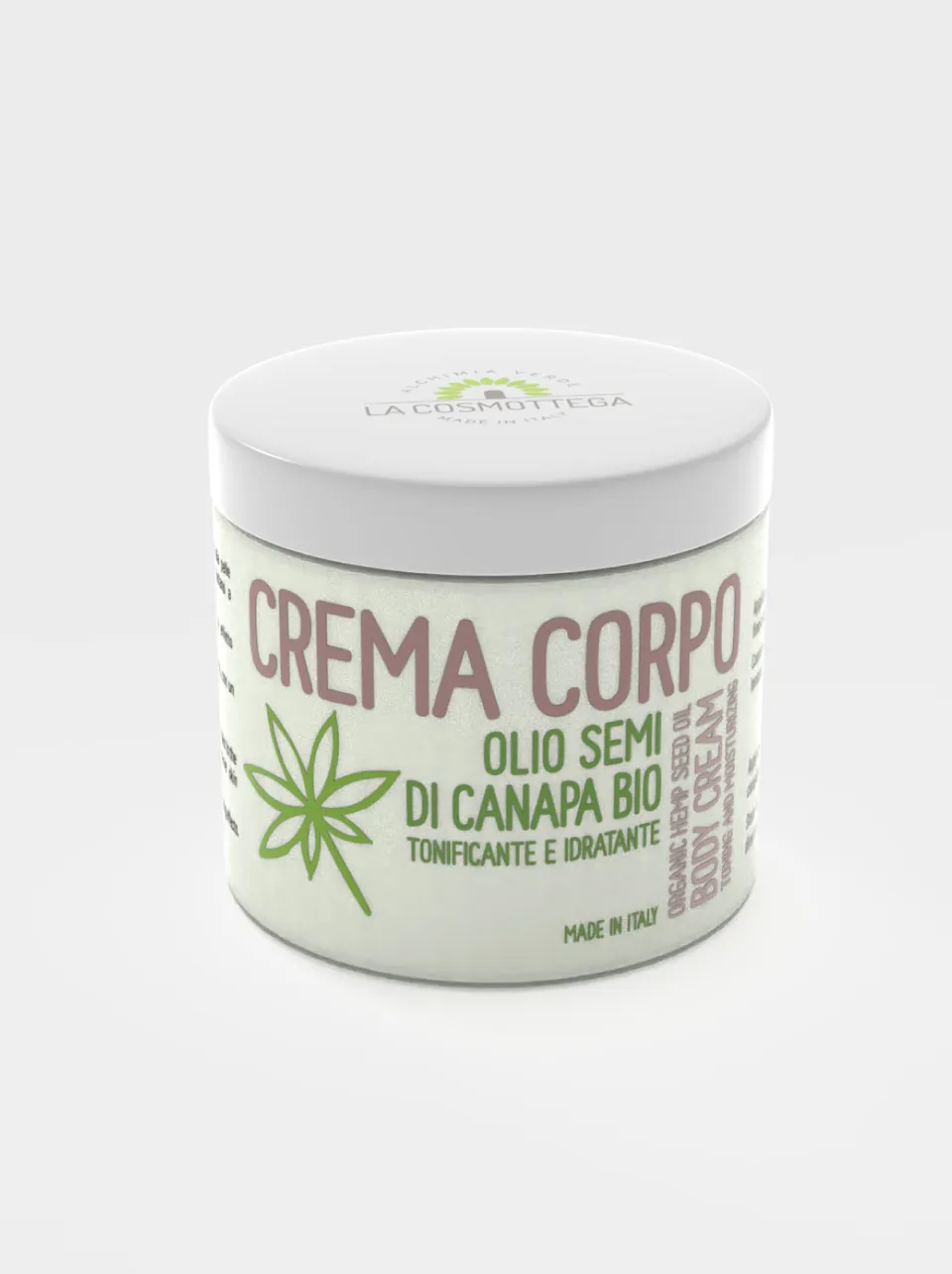La Cosmottega Canapa crema corpo 200 ml olio canapa bio